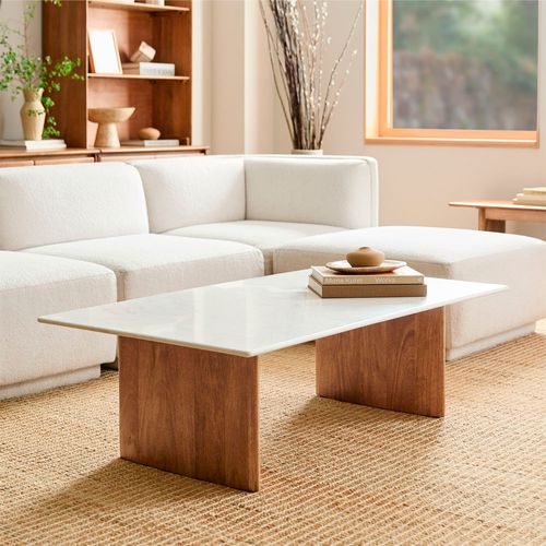 Mesa de centro rectangular