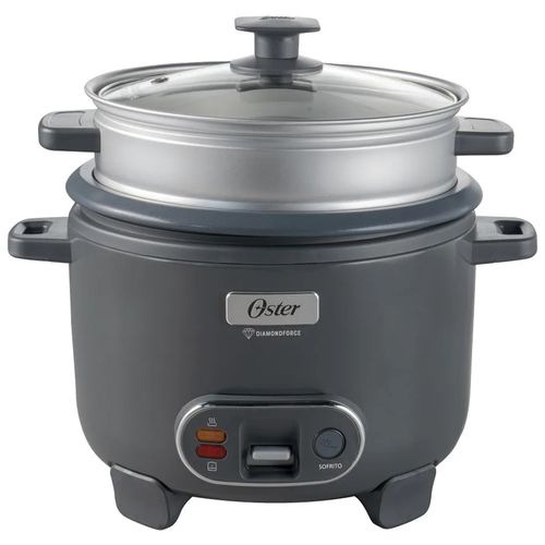 Olla arrocera Oster 3 en 1 DiamondForce 10 tazas CKSTRC10DFSKE