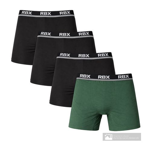 Pack de 4 bóxer brief RBX multicolor para hombre
