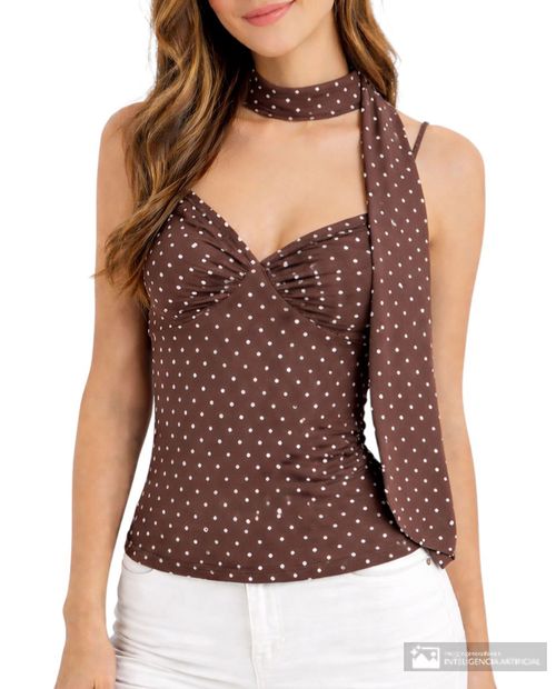Blusa Madden Girl casual de tirantes para mujer