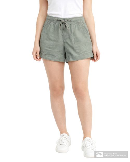 Short Dash pull on de cintura alta para mujer