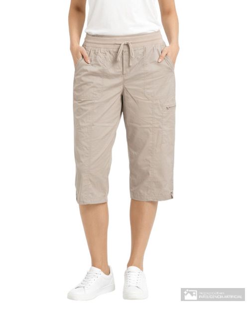 Pantalón Dash capri de cintura alta para mujer