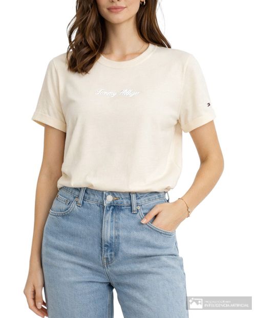 Camiseta Tommy Hilfiger manga corta para mujer
