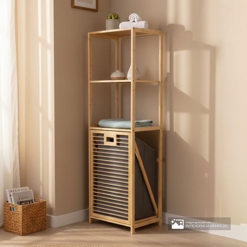 Estante organizador de bambú  130x40 cm