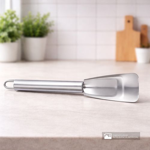 Cuchara ice de acero inoxidable 19.5 cm