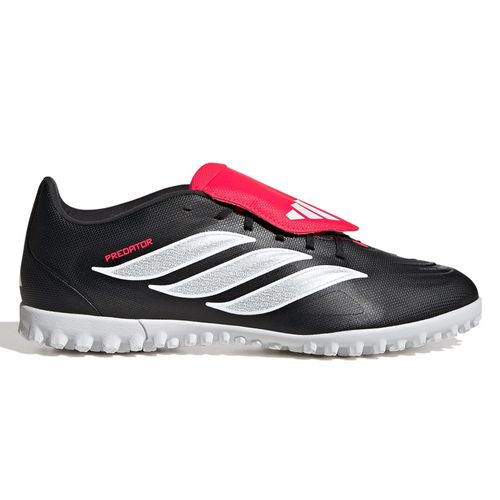 Zapato Adidas Predator Club deportivo negro/rojo para hombre