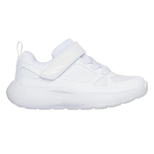 Zapato deportivo casual Skechers blanco para bebé niña