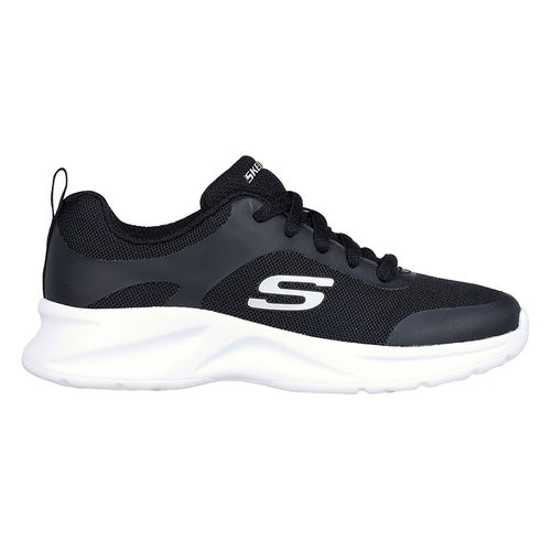 Zapato deportivo casual Skechers negro para niña