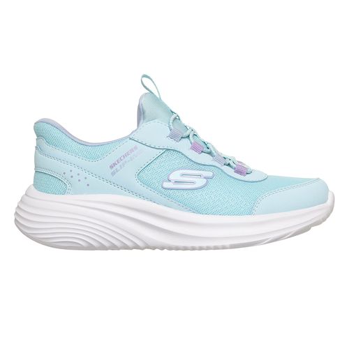 Zapato deportivo casual Skechers celeste para niña