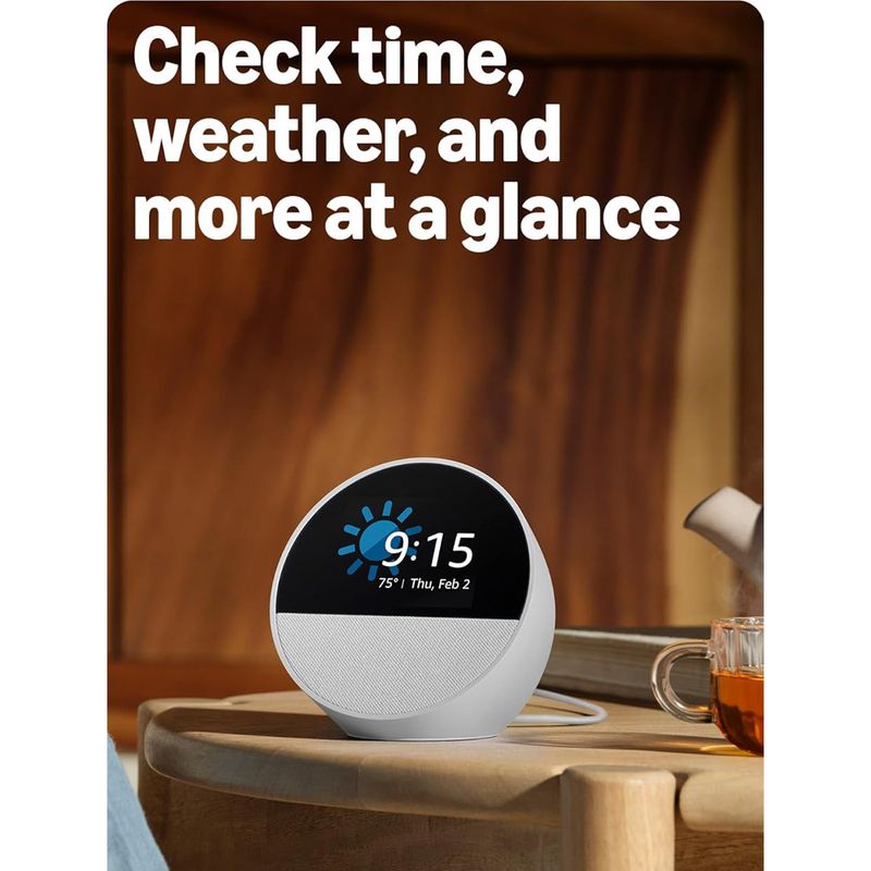Amazon Echo Spot 新品 Amazon（アマゾン） Echo Spot（2024年発売） - スマートアラーム