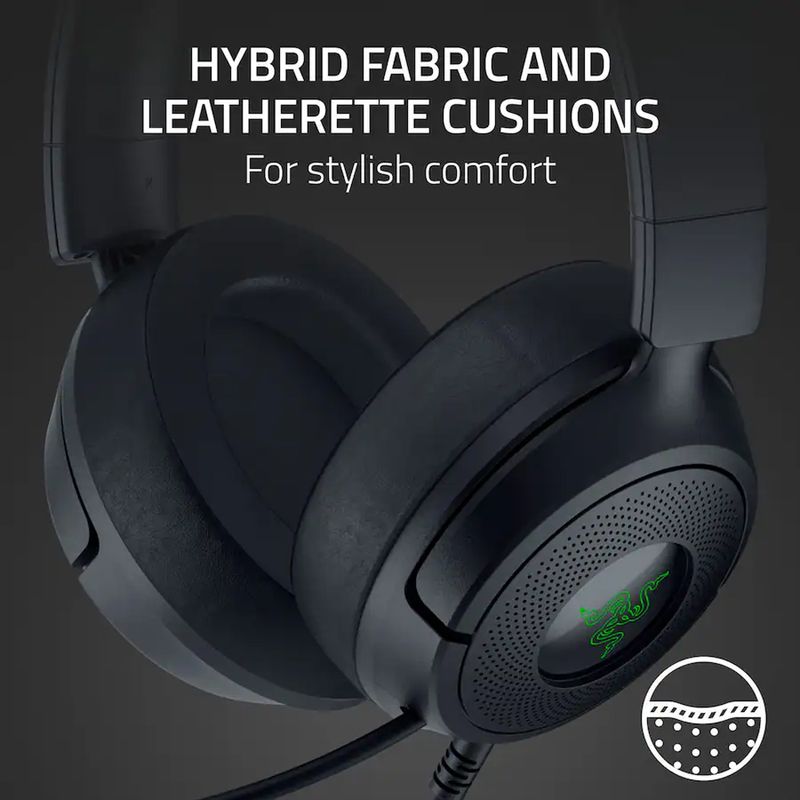 Audífonos cableados gaming Razer Kraken Kitty V3 X RGB - Siman