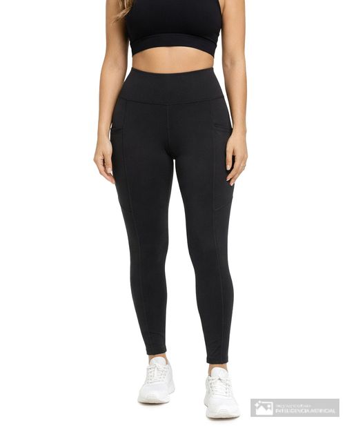 Leggins deportiva Teammate negra cintura alta para mujer