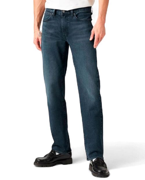 Jeans Levi's 514 straight fit azul oscuro denim para hombre