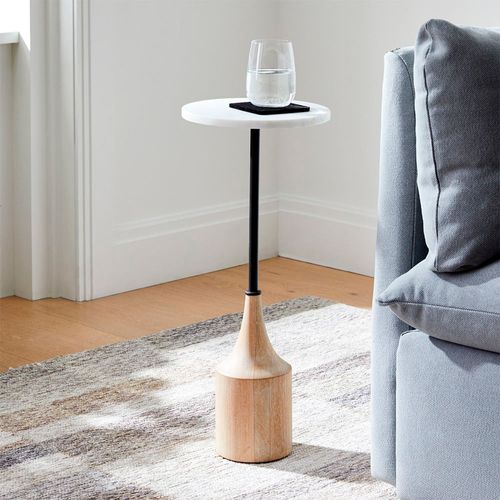 Mesa de centro tipo pedestal