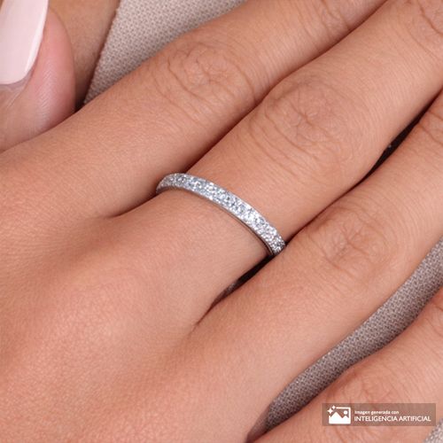 Anillo de plata para mujer talla 7
