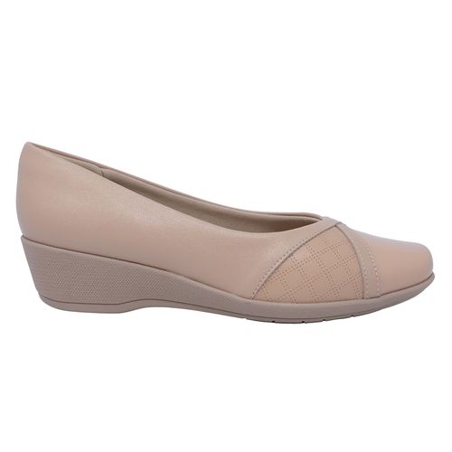 Zapato casual Piccadilly color nude para mujer
