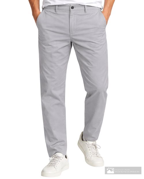 Pantalón casual Carven gris claro sólido para hombre