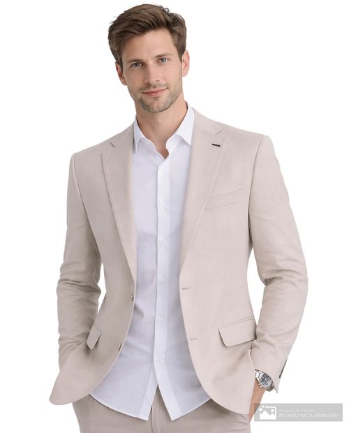 Blazer formal Carven beige heather para hombre