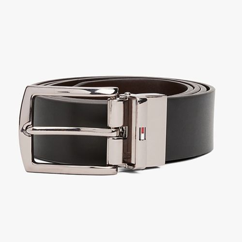 Cinturón reversible Tommy Hilfiger bicolor sólido para hombre