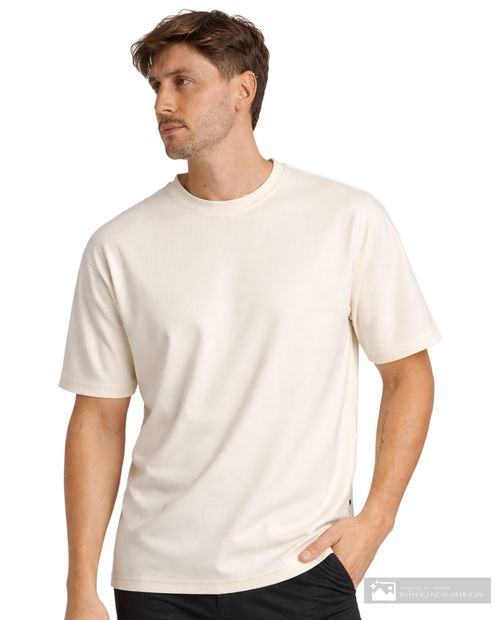 Camiseta Carven ivory texturizada para hombre