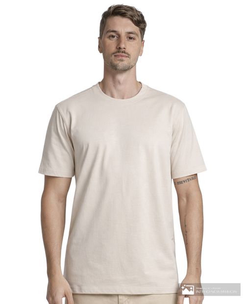 Camiseta Carven beige heather para hombre