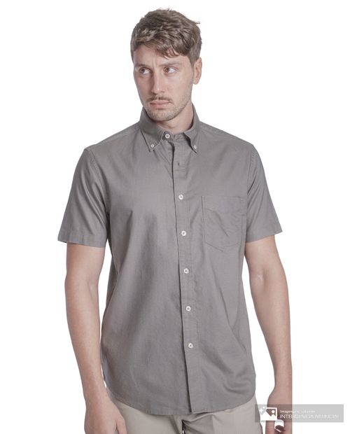 Camisa casual Carven verde sage heather para hombre
