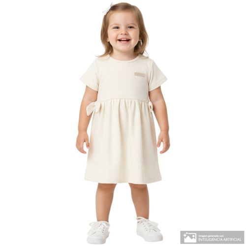 Vestido ivory para bebé niña