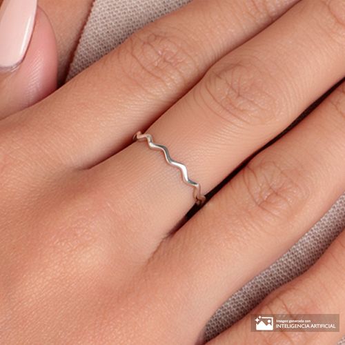 Anillo de plata para mujer talla 7