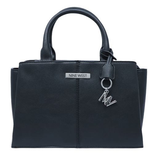 Cartera satchel Nine West color negro para mujer