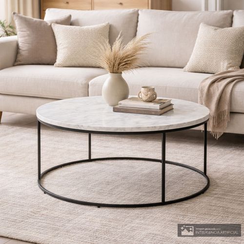 Mesa de centro redonda
