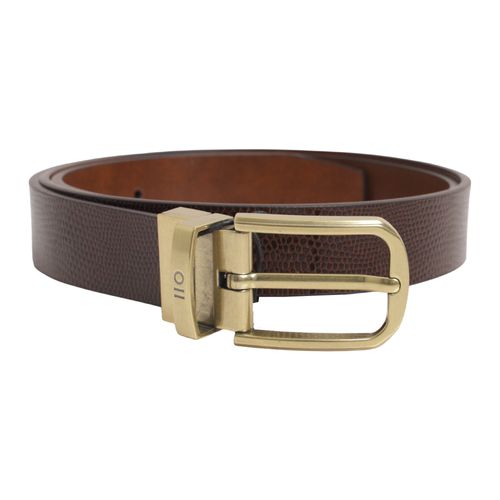 Cinturón PuroEGO café con textura para hombre