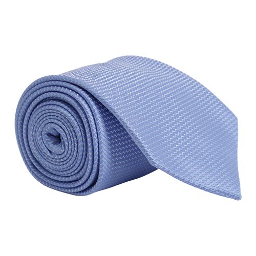 Corbata PuroEGO celeste con textura para hombre