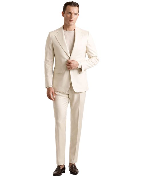 Traje PuroEGO slim fit ivory para hombre