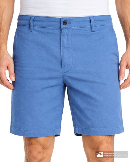 Short chino Izod azul claro para hombre