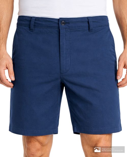 Short chino Izod azul navy para hombre