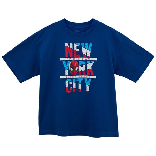 Camiseta azul con estampado de Spider Man para niño