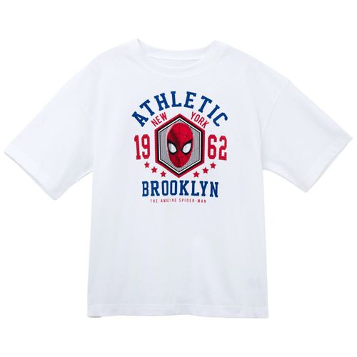Camiseta blanca con estampado de Spider Man para niño