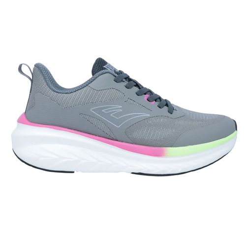 Zapato casual deportivo Everlast color gris/rosa para mujer