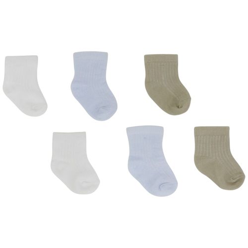 Set de 3 pares de calcetines multicolor para bebé niño