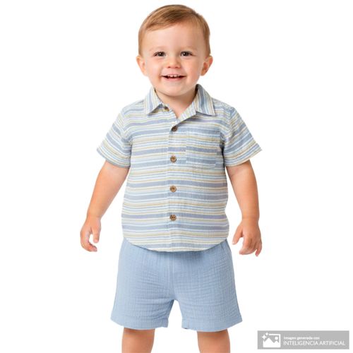 Conjunto de 2 piezas bicolor para bebé niño