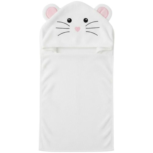 Toalla con capucha con estampado de ratoncito