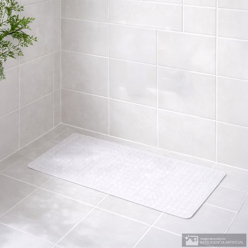 Alfombra antideslizante de PVC para baño 78x35 cm