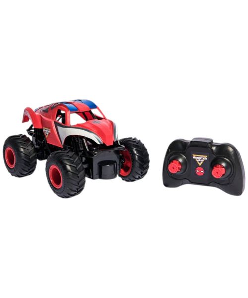 Carro radio control Monster Jam Marvel Spiderman