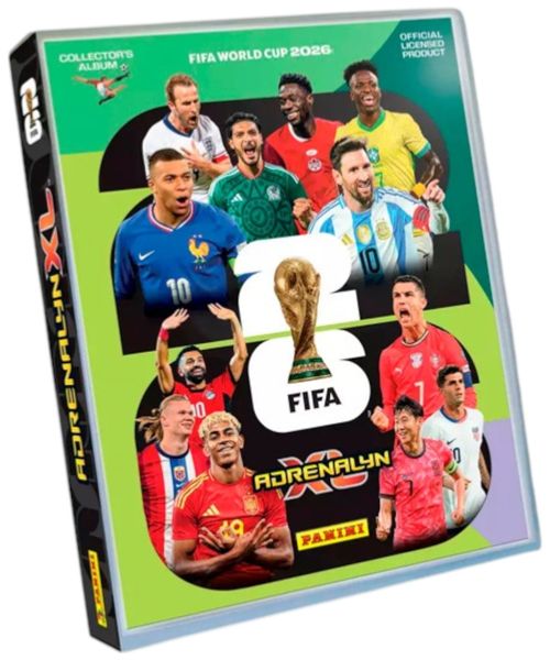Paquete de inicio de la Copa Mundial de la FIFA 2026 Panini Adrenalyn XL