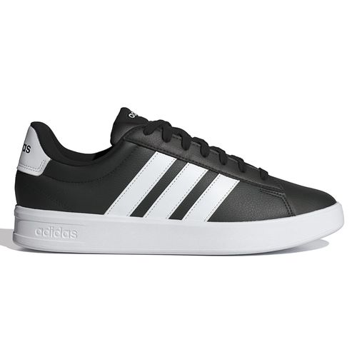 Zapato Adidas Grand Court 3.0 deportivo casual negro/blanco para hombre