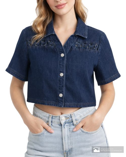 Chaqueta Unexpected azul para mujer