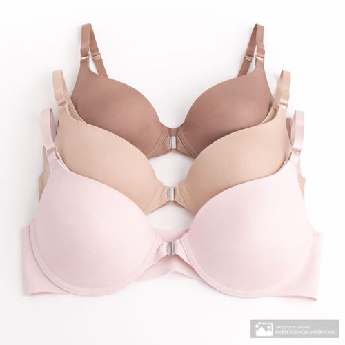 Set de 3 brassieres Rene Rofe con aros para mujer