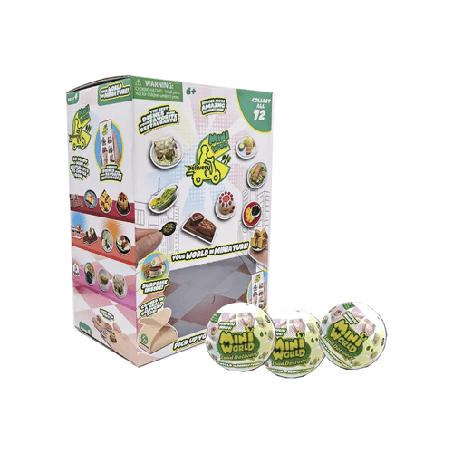 Capsula Mini World Serie 4 delivery sorpresa 1 unidad