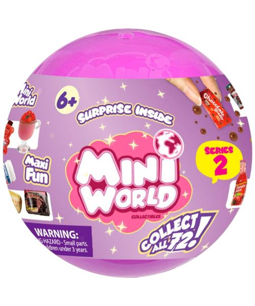 Capsula Mini World coleccionable comida sorpresa 1 unidad