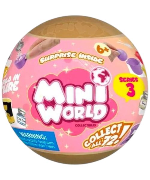 Capsula Mini World Coleccionables serie 3 electrodomésticos y utensilios 1 unidad